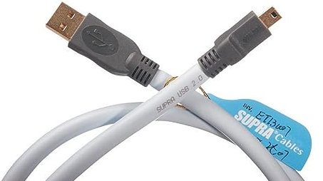Supra Cables USB 2.0 A-Mini Kabel 2 m