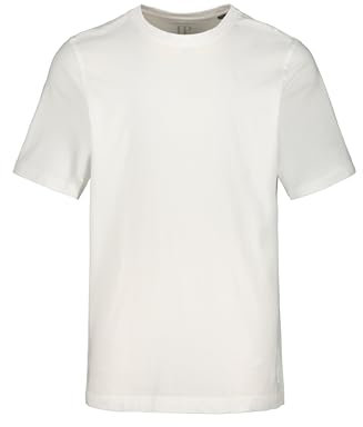 JP 1880 Hommes Grandes Tailles L-8XL Tee Shirt col Rond en Coton Blanc 5XL 702558 20-5XL