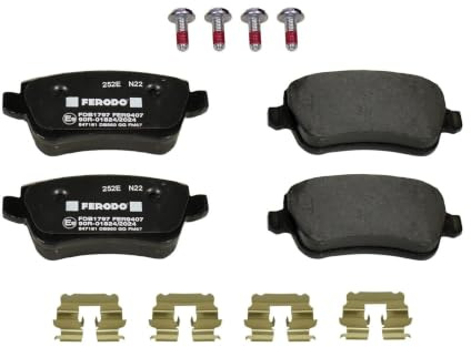 FERODO Brake Pads | FDB1797 | OE-Matching Quality | Eco-Friction Fuse+ Technology | Pack of 4