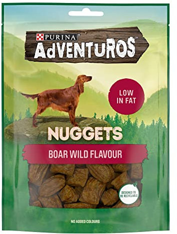 Purina Adventuros Nuggets Hundeleckerli mit Wildschweingeschmack, 90 g