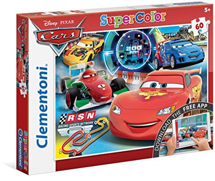 Clementoni 26939.6 - Puzzle App 60 Teile Cars