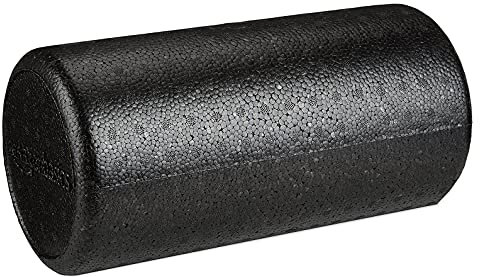 Amazon Basics Hochdichte Schaumstoffrolle, rund - 30 cm, Schwarz