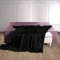THXSILK Kuscheldecke Seide Innen und außen Seidenwohndecke 135x180cm hochwertige Flauschige Seide Decke Schwarz - weiche Maulbeerseide Sofadecke/Couchdecke
