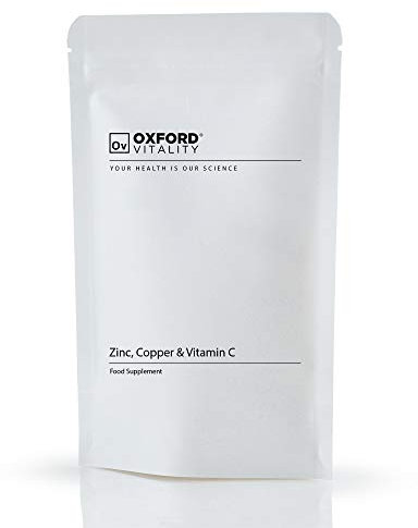 Zinc, Copper & Vitamin C Tablets | General Health & Hair, Skin and Nails | Oxford Vitality