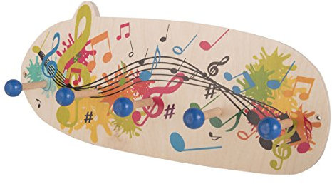 Garderobe mit fröhlichem Notenaufdruck - Schönes Geschenk für Musiker