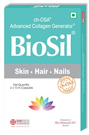Natural Factors, BioSil, Générateur de Collagène Avancée ch-OSA, 60 Capsules Végétales