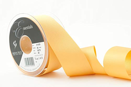 Berisfords Grosgrain, Polyester Gold, 10.4 x 10.4 x 4.5 cm