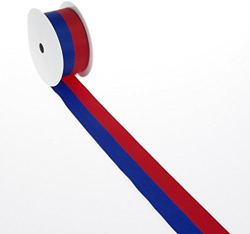Vereinsband - rot, blau- 15 mm x 25 m - 2436 15 87