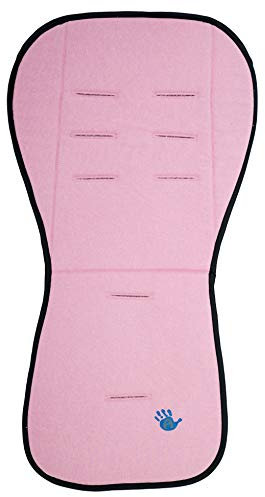 Altabebe (AL3005L-27) Sitzauflage Buggy Einlage Kinderwagen Zubehör - Sitzunterlage - Atmungsaktiv - Baby Sitzauflagen und Unterlage 75x35 cm - Farbe: rosa