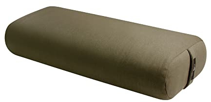Hugger Mugger Standard Yoga Bolster, Oliv
