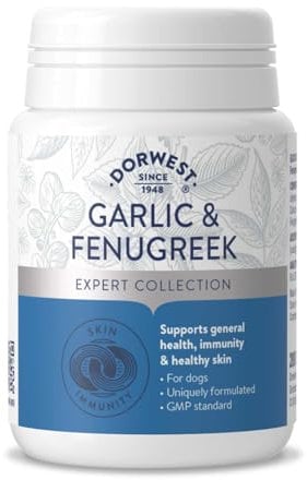 Dorwest Herbs Garlic and Fenugreek Tablets for Dogs 200 Tablets