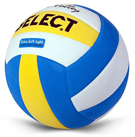 Select Kinder Volleyball Kids, weiß/Blau/Gelb, 4