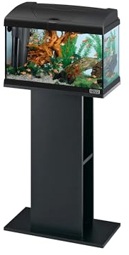 Ferplast Hydor Aquarienschrank aus Holz Stand 50/60, Wasserabweisende Oberseite, schwarz