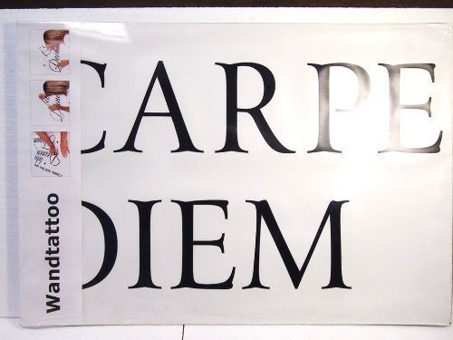 Wandtattoo Carpe Diem Wandaufkleber von Conny Clever®