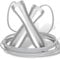 Senshi Japan Heavy Skipping Rope (Silver), Thick Genuine Leather Rope, 9 ft, Super Fast Ball Bearings, Frictionless Rotation, Versatile & Non-Breakable