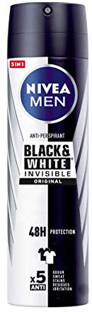 Nivea Men Black & White Invisible Deo Spray 200 Ml