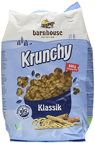 Barnhouse Krunchy Klassik, 3er Pack (3 x 600 g Beutel) - Bio