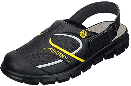 ABEBA 37333 DYNAMIC Verstopfen, OB, A, E, FO, SRC, Schwarz/Gelb, Größe 35