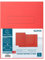 Exacompta - Réf. 335008E - Paquet de 50 chemises rigides imprimées avec 2 rabats SUPER 210 g/m² - couleurs pastel - chemises certifiées PEFC™- dimensions 24 x 32 cm pour format A4 - couleur rouge