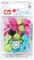 Prym 393081-1 Love Druckknopf Color Blume 13,6 mm türkis/grün/pink