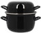 MENASTYL - Marmite à moules 18cm 2L7 avec écriture en acier émaillé, parfaite pour des moules comme au restaurant ! - 3645567