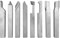 PAULIMOT HSS-Drehmeißel-Set 8-teilig, 10 x 10 mm