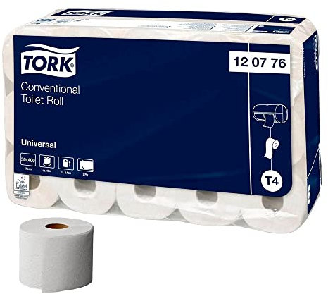 Tork Traditioneel Toiletpapier 2-laags Wit 400 Vel T4 Universal