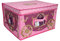Childrens Girls Fairytale Carriage Design Folding Bedroom Storage Chest (One Size) (Fuchsia/Purple)