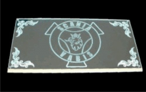 Scania Vabis LED-Leuchtschild 60x30cm ✓ LKW Rückwandschild ✓ Ideale Geschenkidee ✓ Lasergraviert | Edles LED-Schild als Truck-Accessoire | Beleuchtetes Scania Logo-Schild (12V/24V-Anschluss)