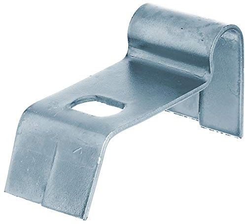 Alberts 137465 Auflaufstütze | mit Langloch | zum Einbetonieren | galvanisch gelb verzinkt | 40 x 50 mm