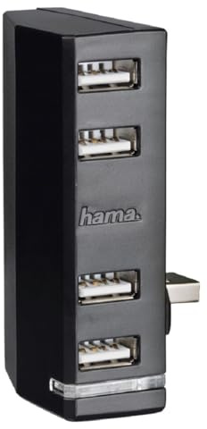 Hama 4-Port USB-Hub, Mit Led-Anzeige, In Xbox One Design [Importación Alemana]