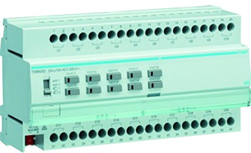 Hager - Commutation tym620d / Aveugle 20/10 pli knx, 16a cload