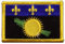 Flaggenfritze Flaggen Aufnäher Frankreich Guadeloupe Fahne Patch + gratis Aufkleber