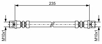 Bosch 1987481008 Brake Hose