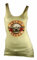 Amplified Damen Lady Tank Rip Stretch Top Shirt Gelb Lemon Yellow Official Guns N Roses Merchandise Drum Logo Rock Star VIP Vintage Rockstar L 40/42