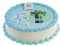Cake Company Tortendeko Kommunion + Konfirmation blau Junge | mit essbarem Tortenaufleger, Bibel, Rosenkranz | Kuchen und Torten schnell und einfach dekoriert