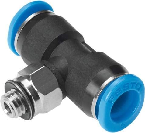 QSMT-M5-6 (153356) T-Steckverschraubung Baugröße:Mini Nennweite:2,1mm Einbaulage:beliebig
