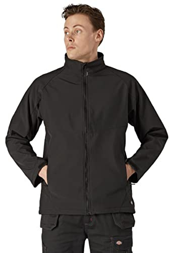 Dickies - Outerwear for Men, Softshell Jacket, Waterproof, Black, M