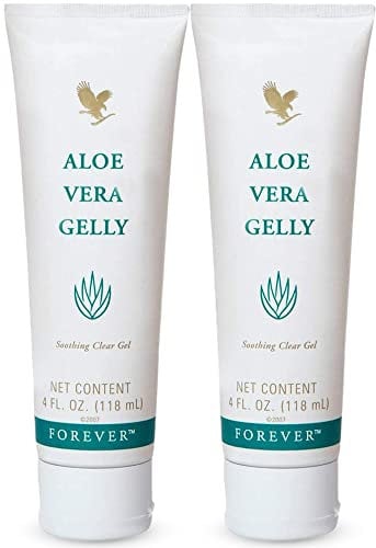 Forever Living Aloe Vera Gelly 100% Stabilized Aloe Vera Gel (2 Pack),4 fl. oz.
