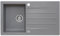 AXIS KITCHEN Mojito 100 Küchenspüle Farbe Axis Moonlight Grey Grau Material Axigranit 50er Unterschrank Spülbecken Siphon, Exzenterbedienung, Ausschnittschablone