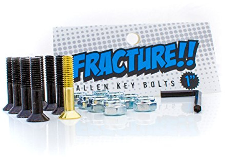 Fracture Allen Skateboard Bolts - 1 inch