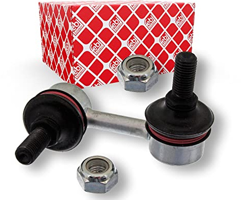 febi bilstein 41183 Verbindungsstange mit Sicherungsmuttern, 1 Stück | Kompatibel mit: MITSUBISHI LANCER IV, LANCER VI, LANCER VII, LANCER VIII, OUTLANDER I