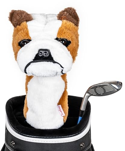 Daphne's Headcovers Bulldog Driver Headcover | Premium Driver Headcovers | Funny Golf Club Covers | Stylish Protection for Your Clubs | Men's Golf Gear | Driver Headcover for Men and Women