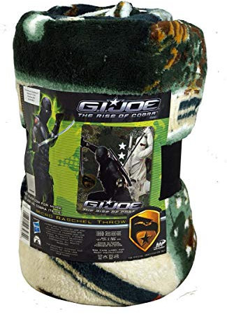 Northwest 50-inch-by-60-inch Micro-Raschel Decke von The Company, Polyester, Browns and Greens, Volle Größe