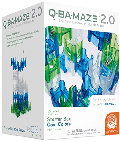 MindWare , Q-Ba-Maze 2.0: Mega Stunt Set, Miniature Game, Ages 6+, 1 Players