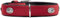 HUNTER SOFTIE STONE Hundehalsband, Kunstleder, mit Applikationen, pflegeleicht, 60 (M-L), rot