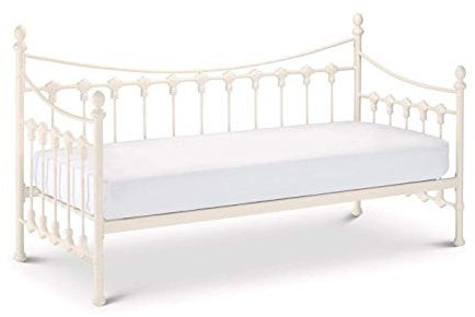 Julian Bowen VER002 Versailles Daybed, Metal, Stone White