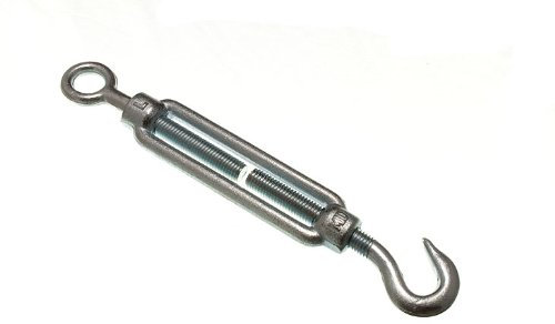 200 X Spannschloss Drahtspanner Spanner Hook - Eye verzinkt 10mm