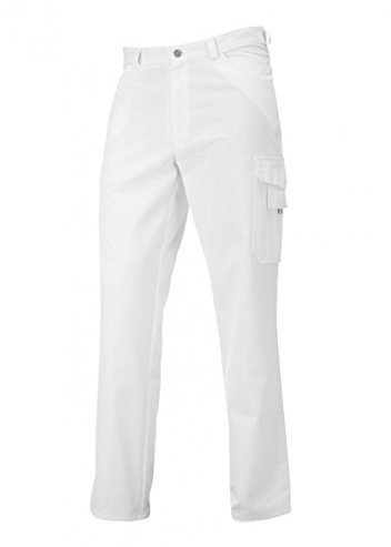 BP 1641-558-21-XLn Unisex-Jeans, Jeans-Stil mit mehreren Taschen, 245,00 g/m² Stoffmischung, weiß, XLn