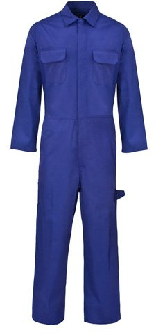 Supertouch 51102 Basic Coverall, Polycotton, Medium, Blue